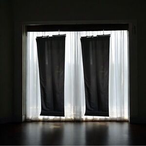 Mainstays‎ Black Curtain Panels X 2.
